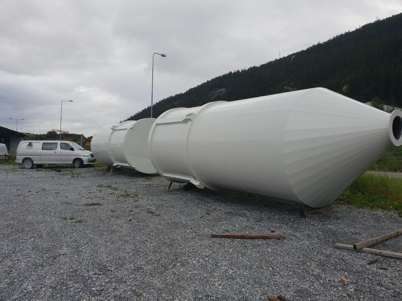 Siloer klar for henting, 31.08.18, C4 Silobatteri Elkem prod. av GLØR.