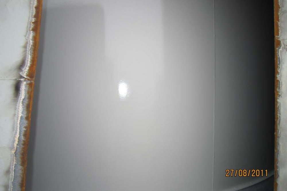 Overflatebehandling av tank 2